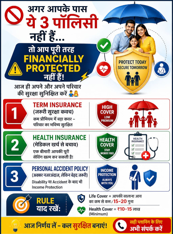 3 Essential Insurance Policies Every Family Should Have for Complete Financial Protection